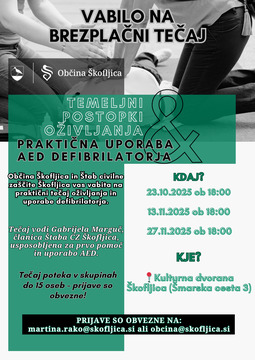 VABILO NA BREZPLAČNI TEČAJ 